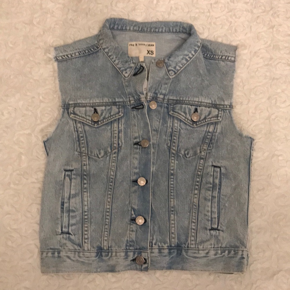 Brand New rag & bone denim vest